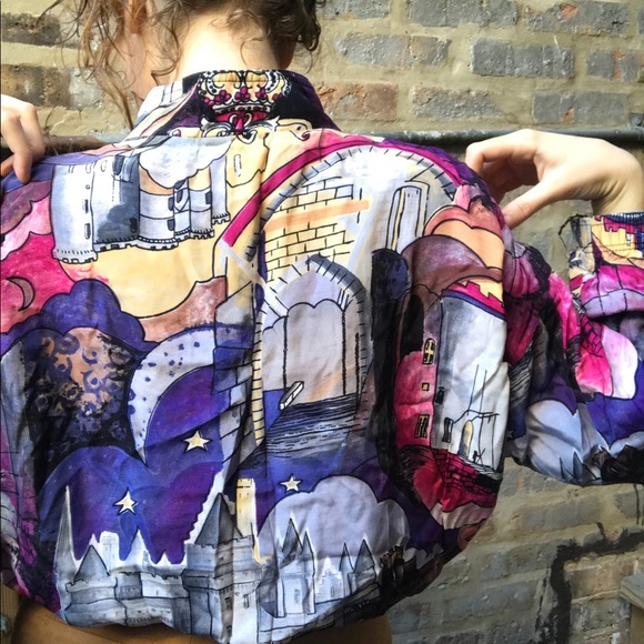 Vintage Ultimate 90s Medieval Scene Windbreaker - Picture 2 of 14